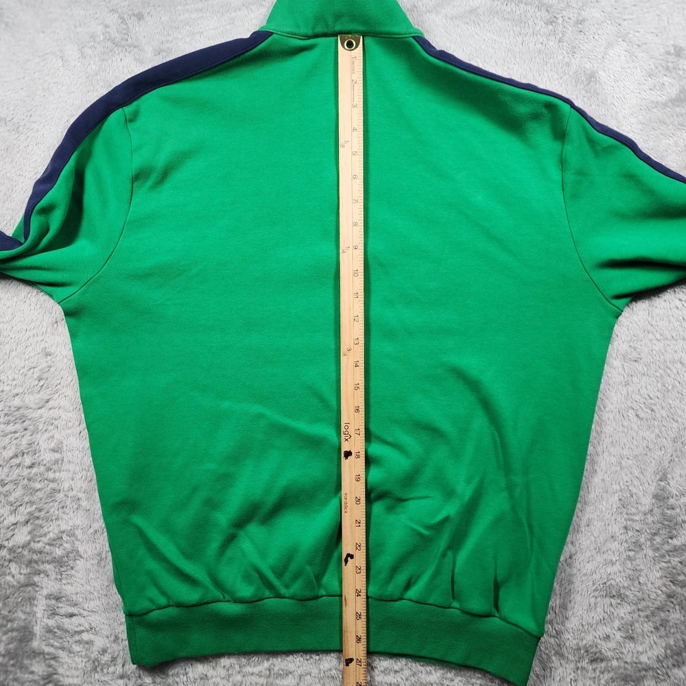 Polo Golf Ralph Lauren Sweater Mens Large Green 1/4 Zip Mock Neck Pelican Hill - Picture 10 of 12